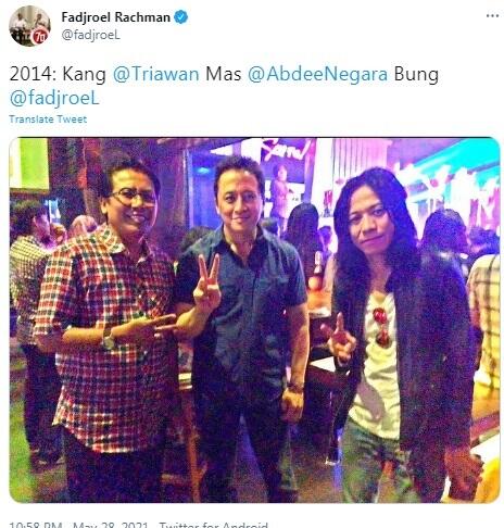 Abdee Slank Jabat Komisaris Telkom, Fadjroel Rachman Pamer Foto Lawas Ini