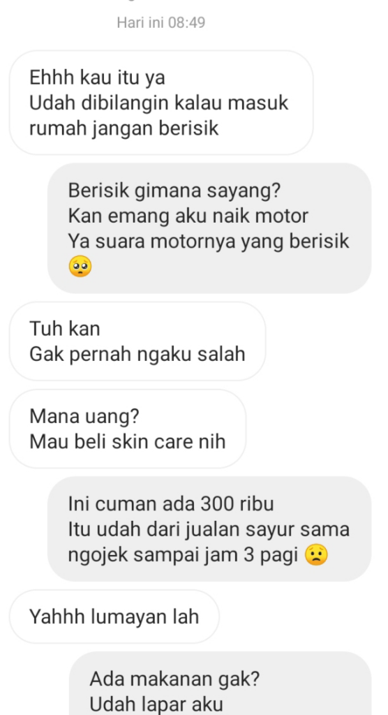 Kerja Keras, Uang Buat Beli Skin Care Istri Namun Masih Diancam Untuk Diceraikan