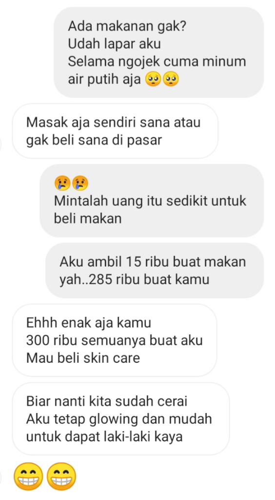 Kerja Keras, Uang Buat Beli Skin Care Istri Namun Masih Diancam Untuk Diceraikan