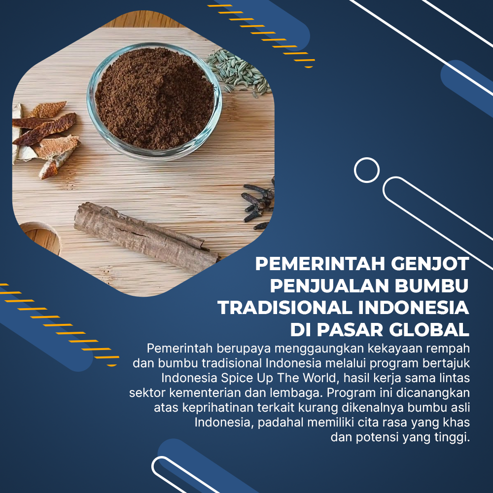 Pemerintah Genjot Penjualan Bumbu Tradisional Indonesia di Pasar Global