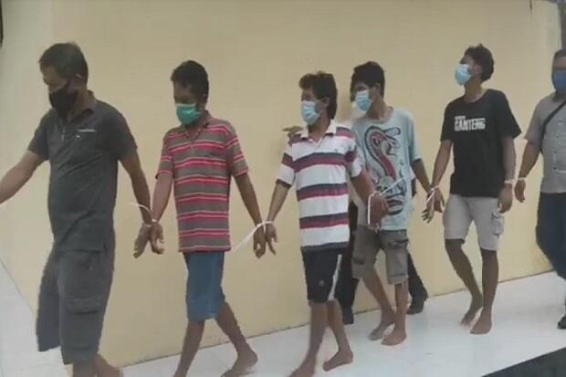 Hajar Maling Motor Hingga Nyawanya Melayang, 12 Orang di Tanah Jawa Diborgol