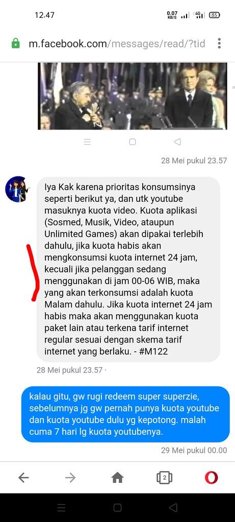 kecewa dengan bonus kuota youtube axis yg tidak bisa di pakai