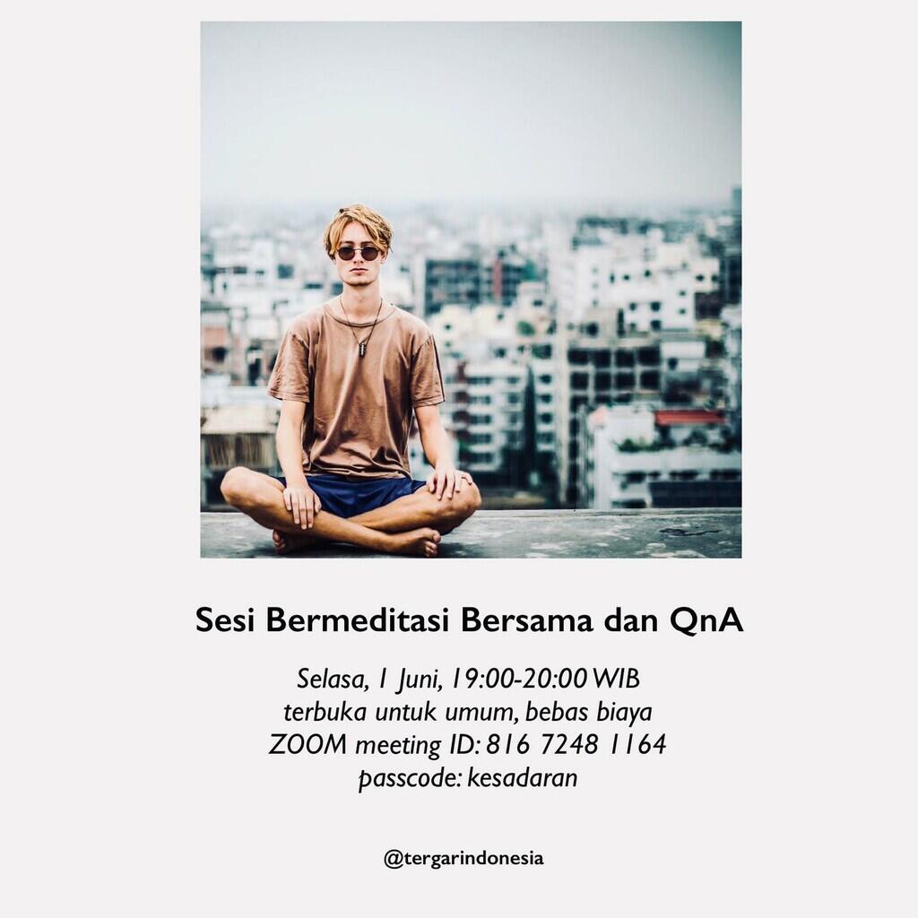 Sesi Bermeditasi Bersama dan QnA