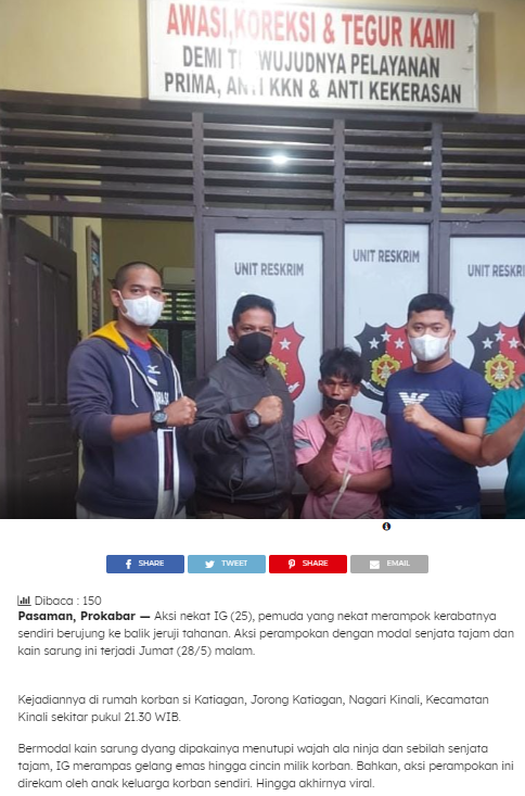 Akibat Kebanyakan Konten Prank Nih! Perampok Beneran Dianggap Prank! Hhhmmm