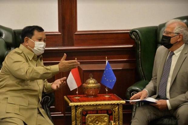 Petinggi Uni Eropa Datangi Prabowo Bahas Kerja Sama Pertahanan