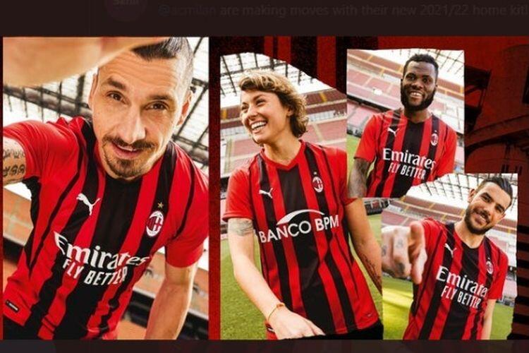 BOCORAN BAJU TEMPUR BARU AC MILAN 2021 - 2022