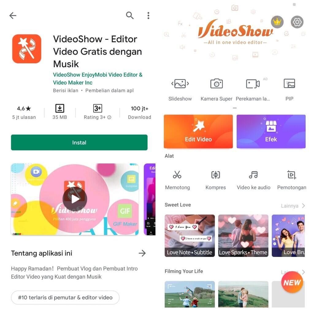 6 aplikasi edit video terbaik 