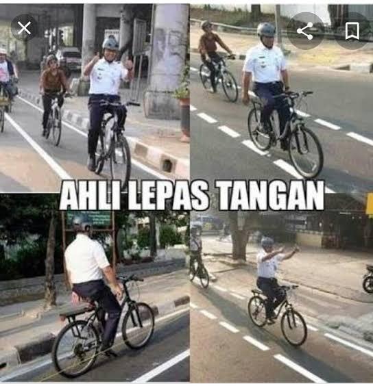 Anies Baswedan Peringati Hari Sepeda Dunia, Warganet: Santun Bike