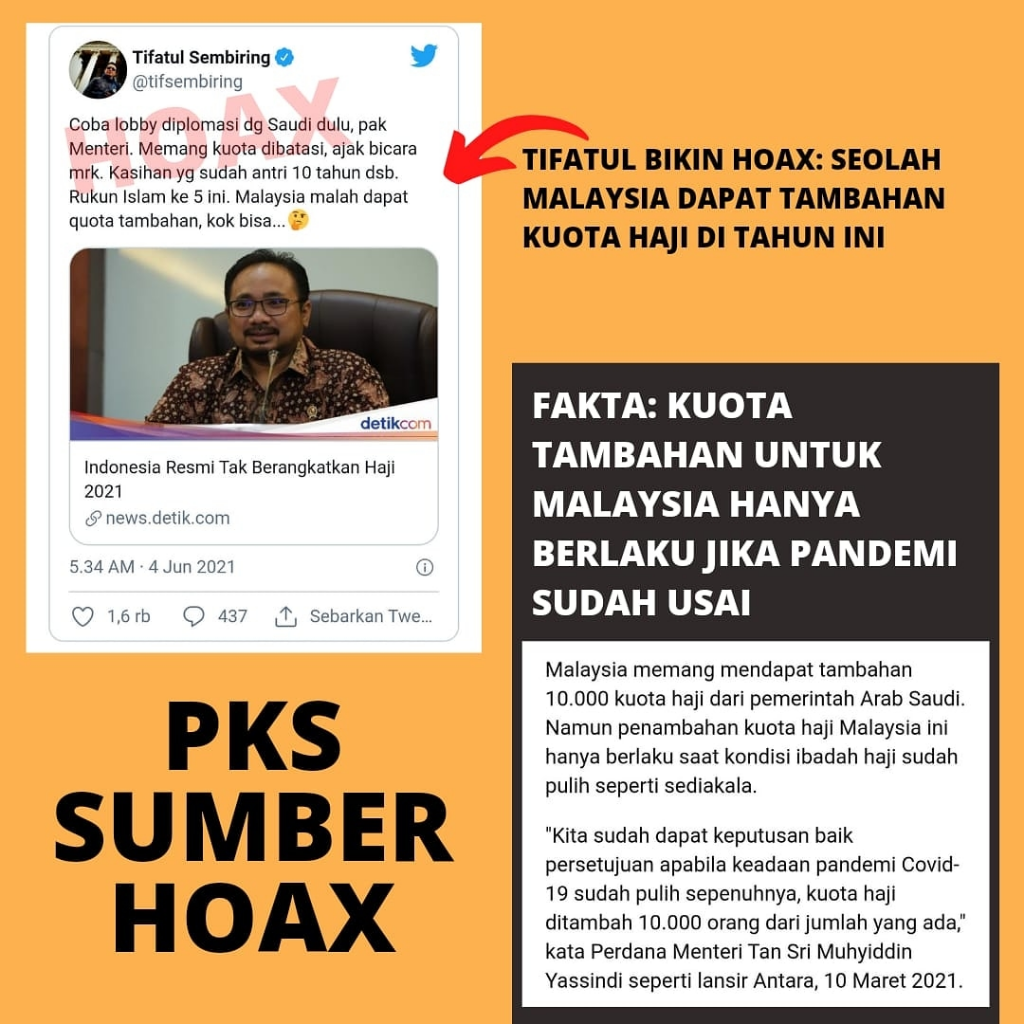 Anggota DPR Sebut Indonesia Tak Dapat Kuota Haji, Dubes Saudi Membantah: Itu Hoaks