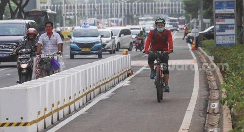 Baru Punya 63Km, Anies Ingin Buat 500 Km Jalur Sepeda di Sisa Setahun Masa Jabatannya