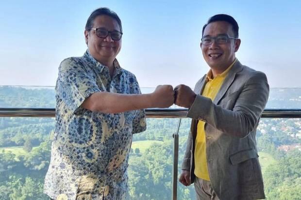 Tak Pernah Berkonflik, Ridwan Kamil-Airlangga Berpeluang Besar Jadi Pasangan di 2024