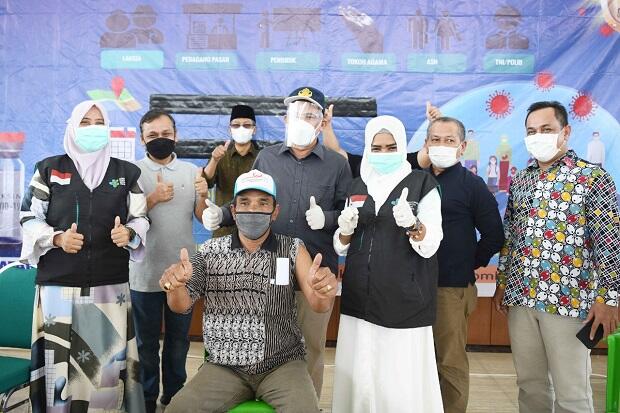 Sekda Pantau Pelaksanaan Vaksinasi Covid-19