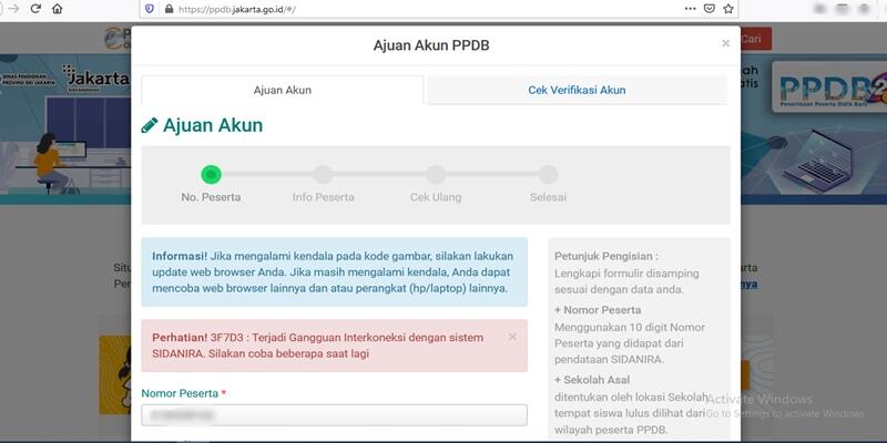 Orangtua Murid Keluhkan Gangguan Sistem PPDB Online
