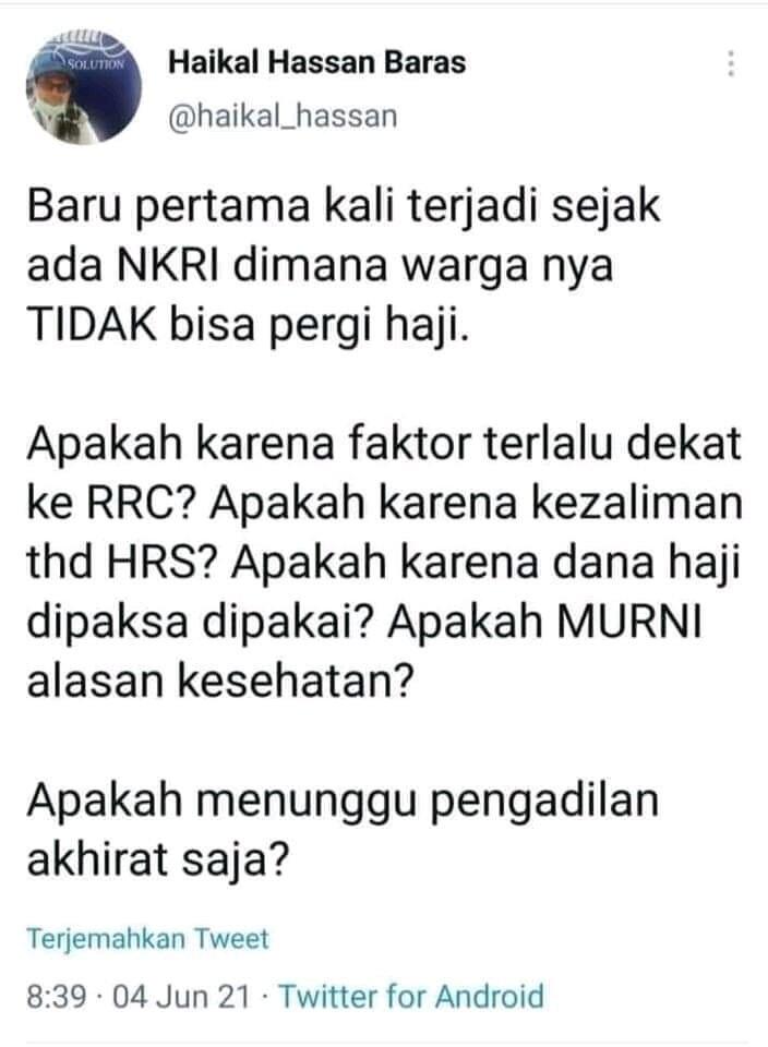 Profil Fahmi yang Laporkan Ustaz Haikal,Pernah Polisikan Amien Rais soal Partai Setan