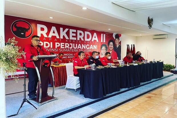Pemilu 2024 Kurang 3 Tahun, PDIP Sumatera Selatan Pasang Target Rebut 1 Juta Suara