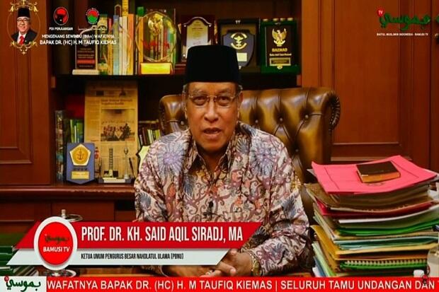 Haul 8 Tahun, Ketum PBNU: Taufiq Kiemas Sosok yang Religius dan Nasionalis