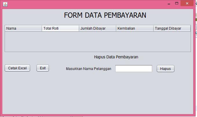 Cara Membuat Aplikasi Toko Roti Dengan JAVA GUI NETBEANS Dan MYSQL