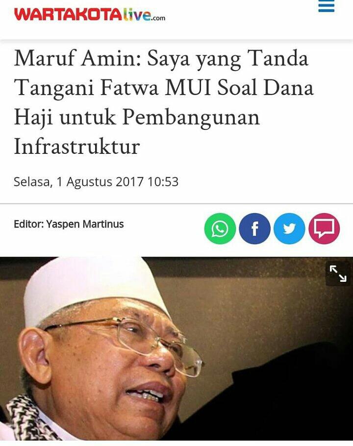 Masyarakat Belum Percaya Dana Haji Aman, Adhie Usul Duitnya Di pamerkan Di Monas