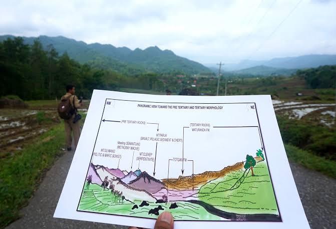 Dasar Samudra, Kini Menjadi Daratan Di Karangsambung