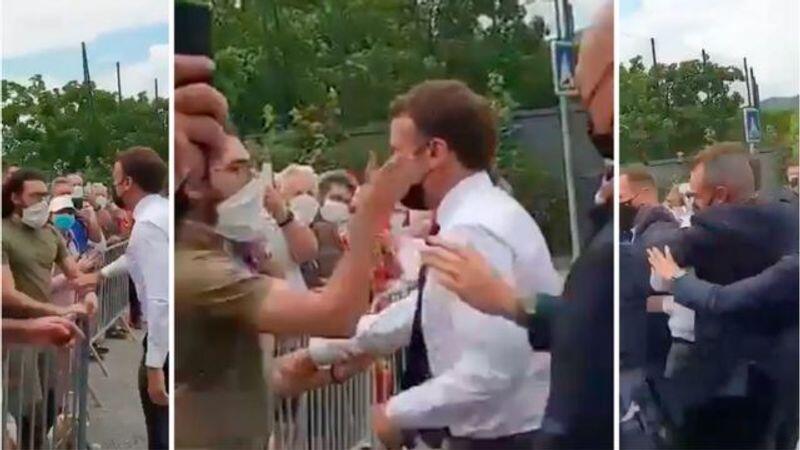 Wuidih...Presiden Macron Kena Gampar...