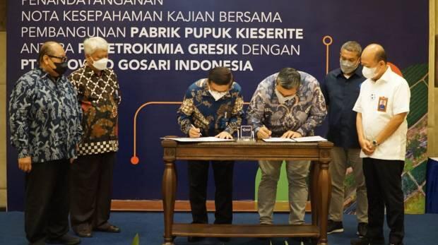 Petrokimia Gresik Gandeng Polowijo Gosari Kaji Pendirian Pabrik Pupuk Kieserite
