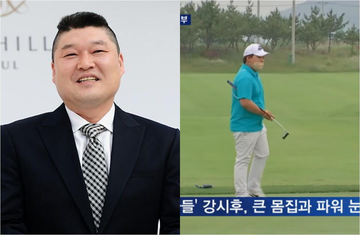 Putra Komedian Kang Ho Dong Curi Perhatian Publik dengan Bakat Bermain Golf-nya