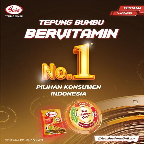 Jadi Pilihan No 1, Sasa Tepung Bumbu Inisiasi Gerakan Indonesia Lebih Sehat