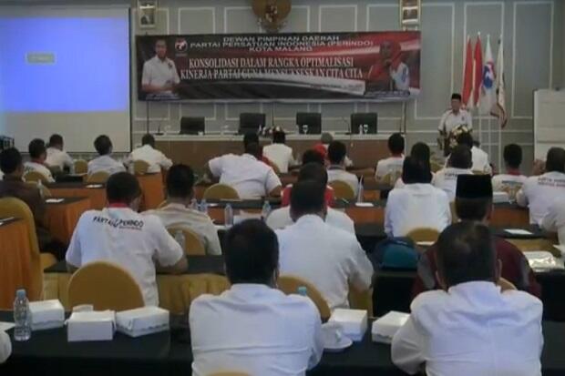Jelang Pemilu 2024, DPW Partai Perindo Gelar Konsolidasi Besar-besaran di Malang