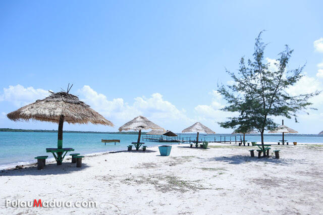 Menikmati Hamparan Pasir Putih dan Cemara Udang Pantai Teluk Sapoong