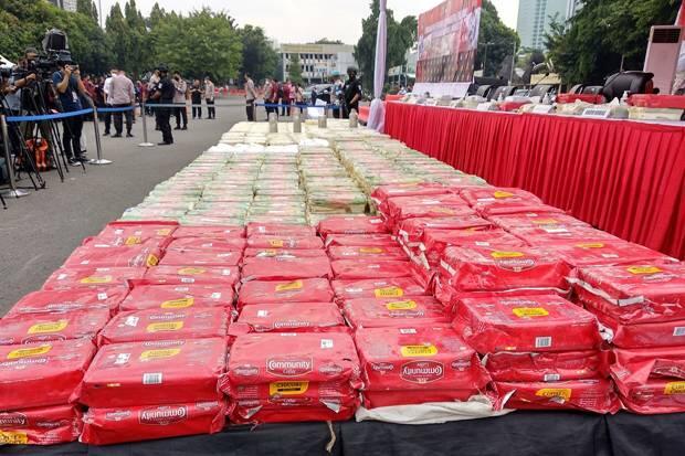 Sepanjang 2021, 3,6 Ton Sabu Terdeteksi Masuk ke Indonesia