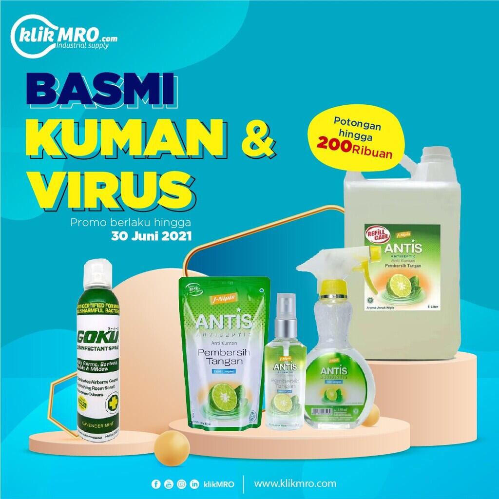 Turun harga hand sanitizer Antis, Goku dan Kertas Sinar Dunia