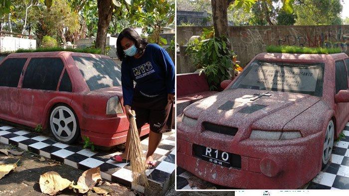 Unik! Makam Ini Memiliki Nisan yang Berbentuk Mobil, Kuburan Rasa Taman?