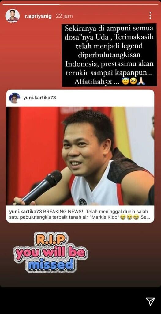 Doa Para Atlet Bulu Tangkis untuk Markis Kido: dari Ardy B. Wiranata Hingga M. Ahsan