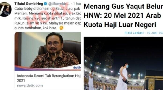 Selain HNW, Netizen Juga Ungkit Hoax Tifatul Sembiring Soal Haji