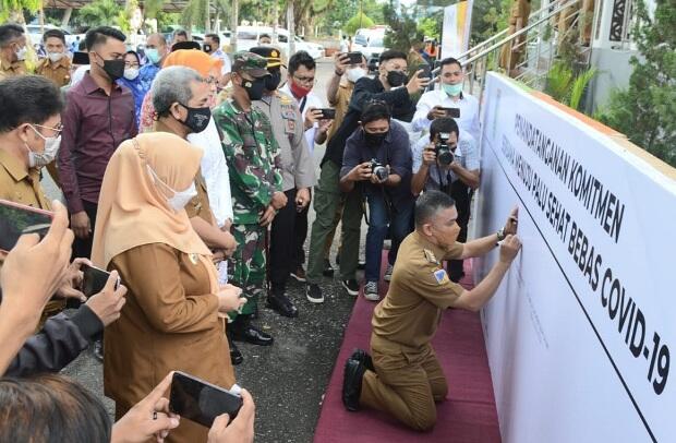 Peluncuran Vaksin Ranger Menuju Palu Sehat Bebas Covid-19