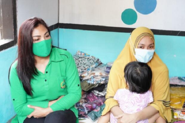 Pasca Operasi Down Sydnrome, Afiq Raanan Dibantu Persit Korem 143/HO