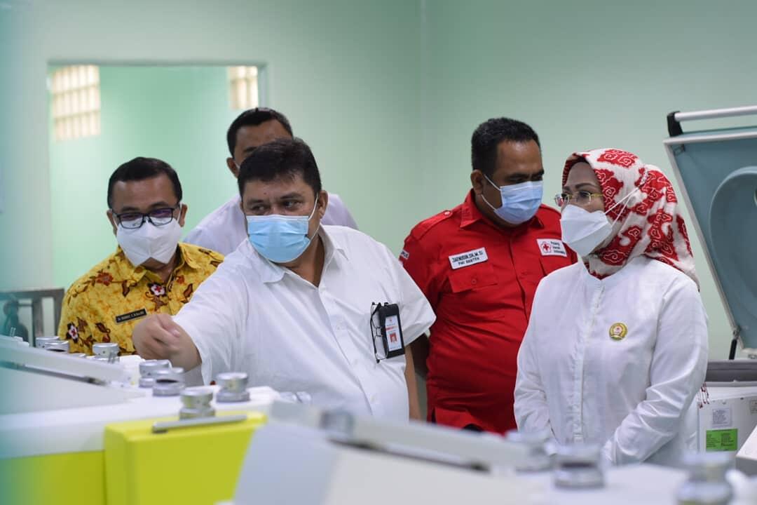 PMI Provinsi Banten Tinjau Pengolahan Darah di PMI Tangerang