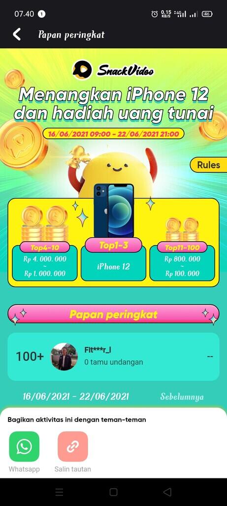 Menangin iphone 12