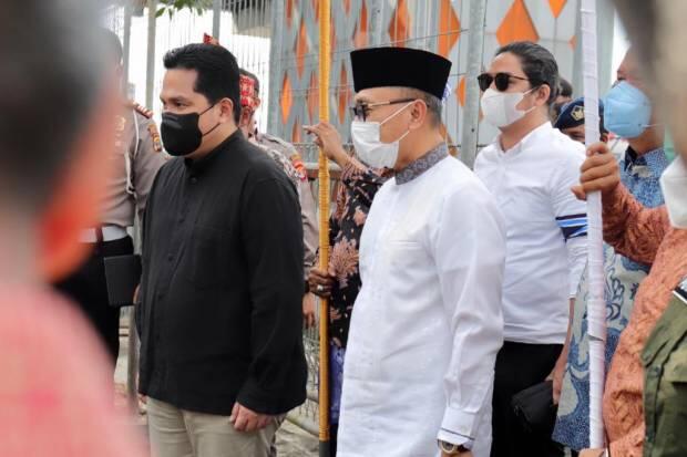 Bersama Zulhas, Erick Thohir Berkeliling Lampung Sapa Masyarakat