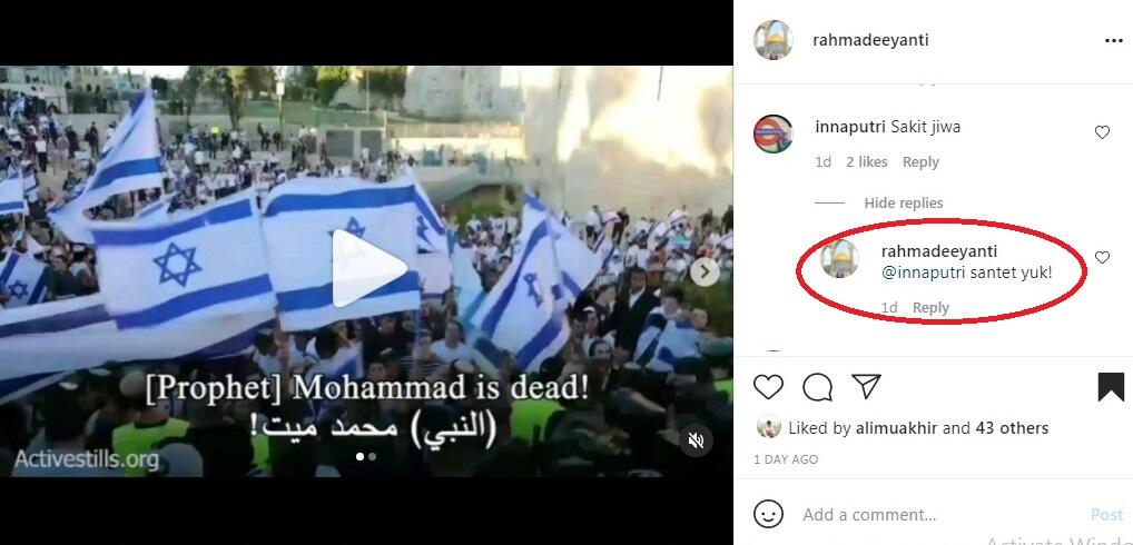 Warga Israel Meneriakkan Rasisme dan Menghina Rasulullah, Santet, Yuk!