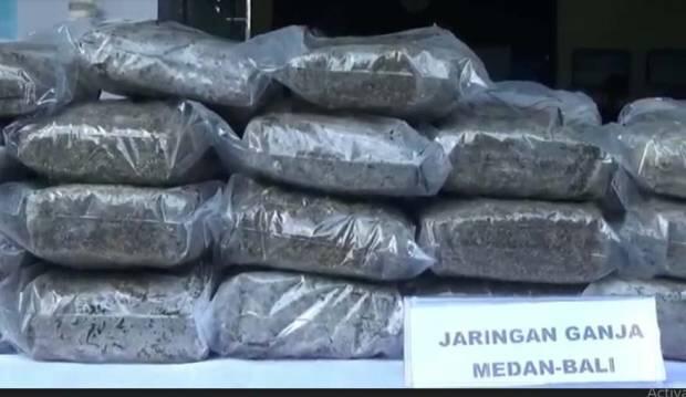 Penampakan Ganja 50 Kilogram Jaringan Lapas Kerobokan
