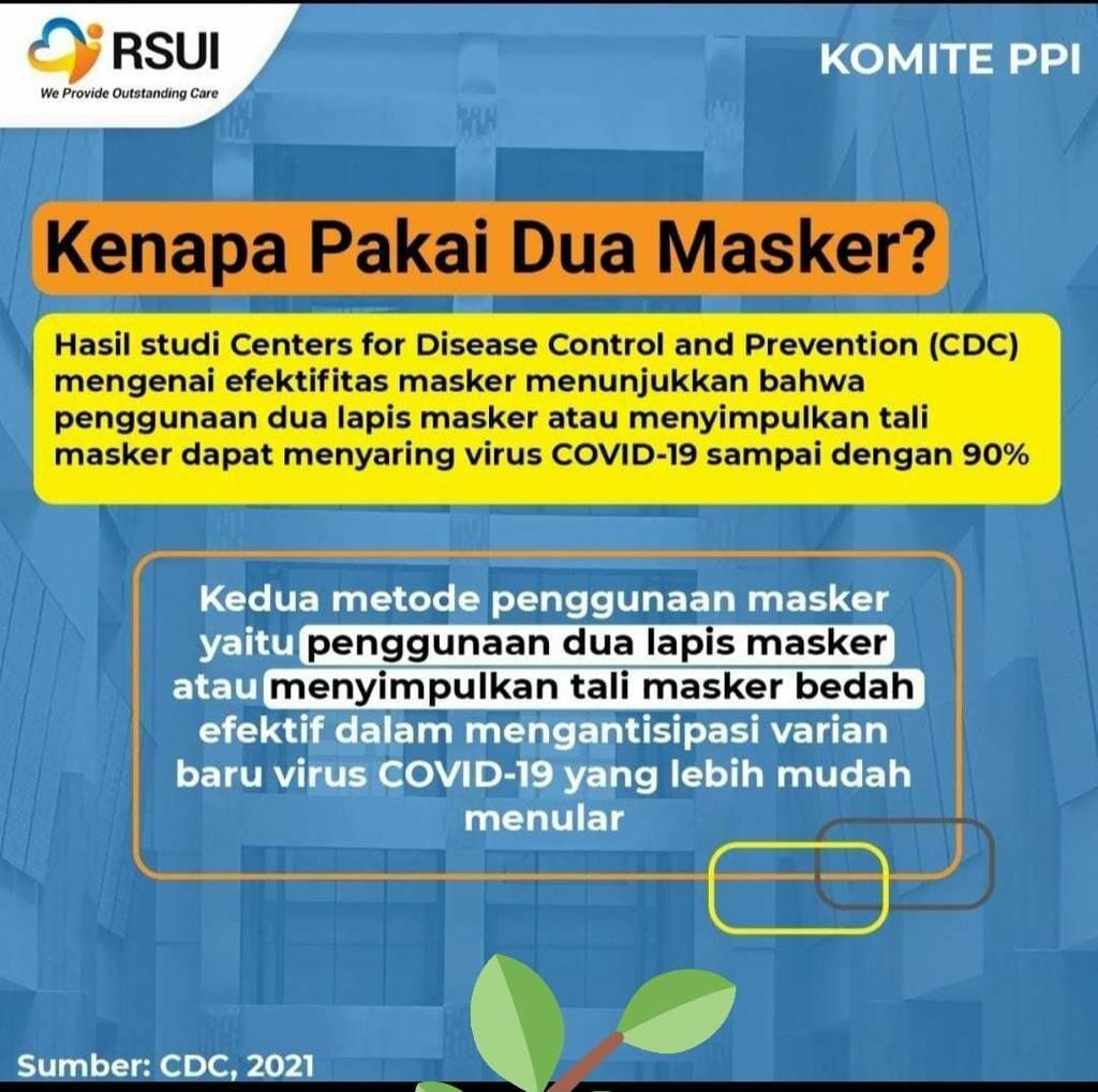 Lawan Mutasi Covid-19 India dengan Masker Medis, Jangan Bahan Kain