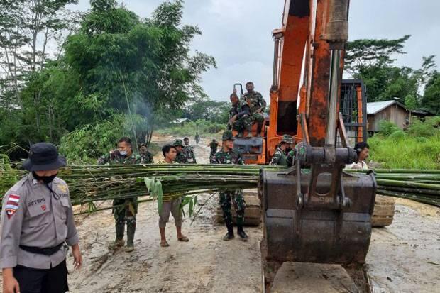 Kegiatan TMMD, Masyarakat Akui Rasakan Kehadiran TNI
