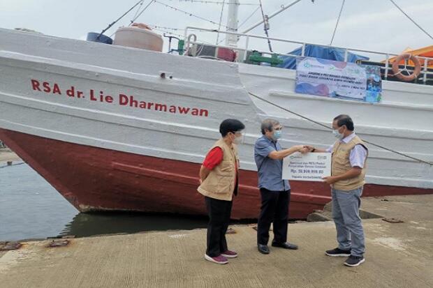 RSA Bahenol Karam di Laut Bima Usai Beri Layanan Medis Gratis di Pulau Terpencil