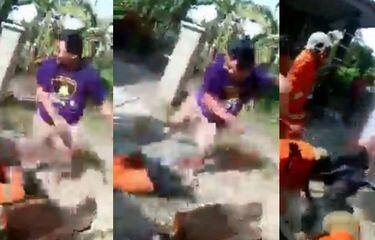 Video Viral Warga Pukuli Petugas Damkar Karena Telat Datang Padamkan Api 