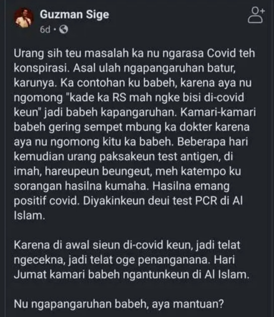 Bebal Covid Sih Boleh Tapi Tolong Tololnya Disimpan Sendiri