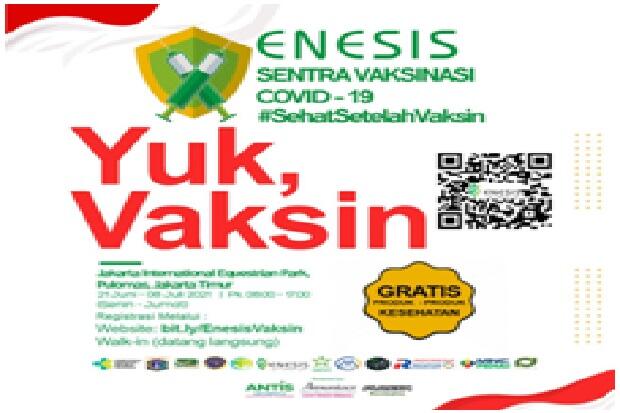 Perangi Covid-19, Enesis Berikan Vaksinasi Covid-19 Gratis