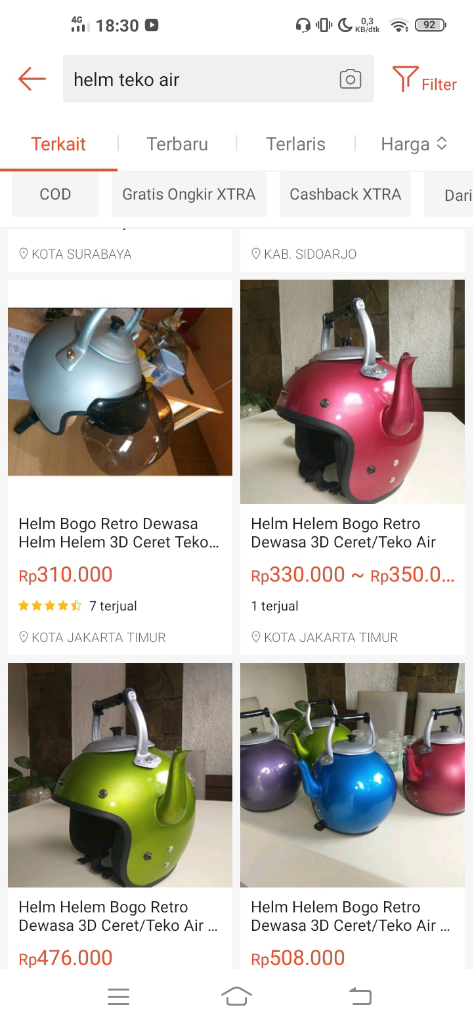 HAUS? MINUM DARI HELM INI!