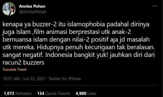 Annisa Pohan Heran AdaBuzzer Beragama Islam Tapi Islamophobia, Fadli Zon Beri Jawaban