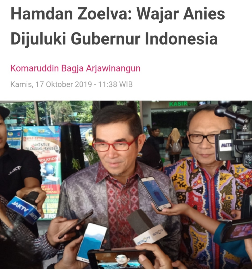 Hamdan Zoelva Diangkat Jadi Komisaris Utama Jakarta Propertindo